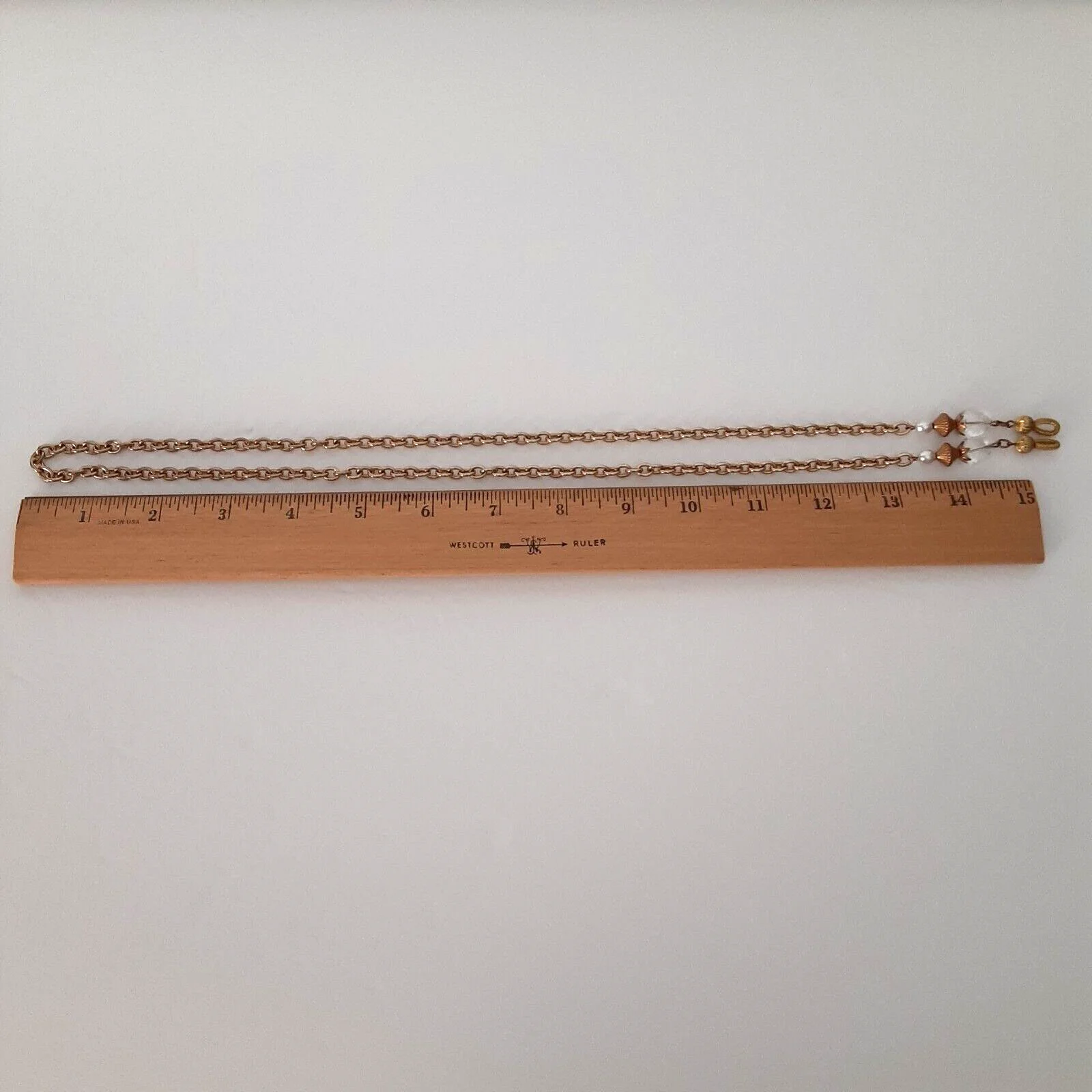 Eyeglasses Chain Holder ~ Glasses Sunglasses Lanyard Strap ~ Gold Tone 3