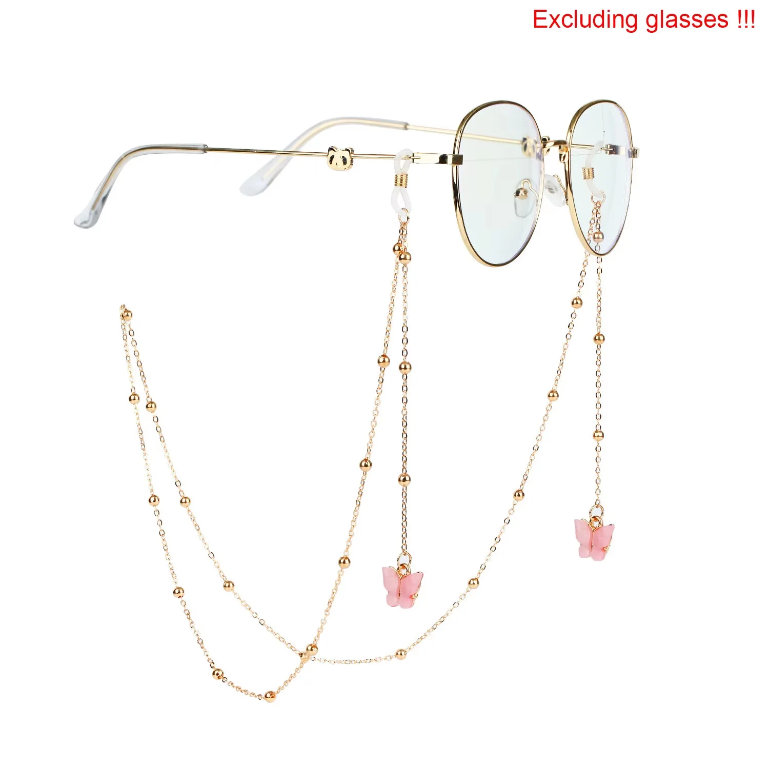 Fashion Reading Glasses Chain for Women Metal Sunglasses Cords Eyeglass Lanyard