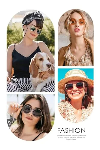 Glasses Chain Eyeglass Strap For Women Sunglasses - 14K Gold Eyeglasses 4