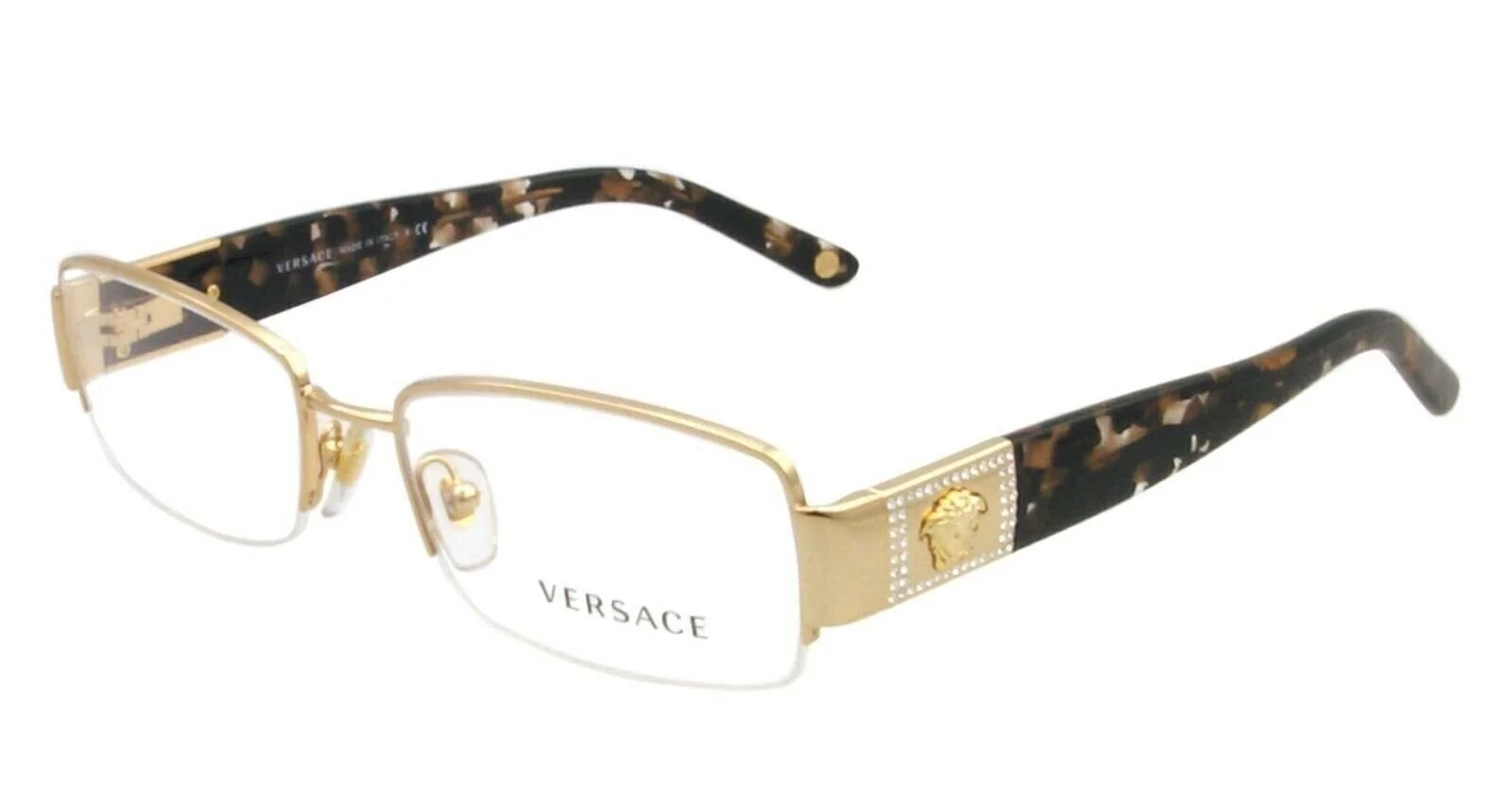 MIU MIU VMU 50B 5AK-1O1 Eyeglasses Frames Gold 50-15-135mm H9520 2