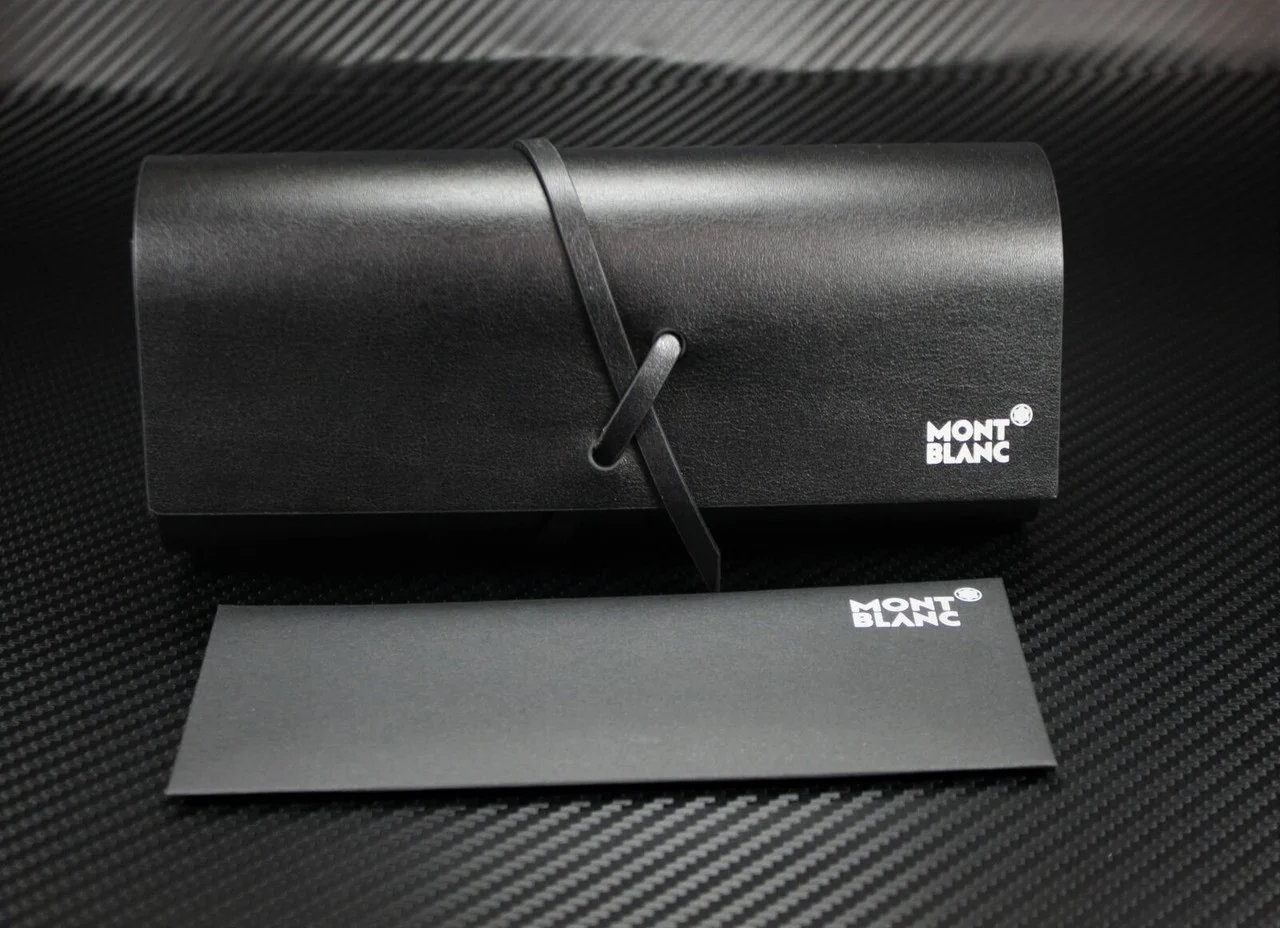 MONT BLANC MB0347O 004 Gold Black Extra Large Men 2