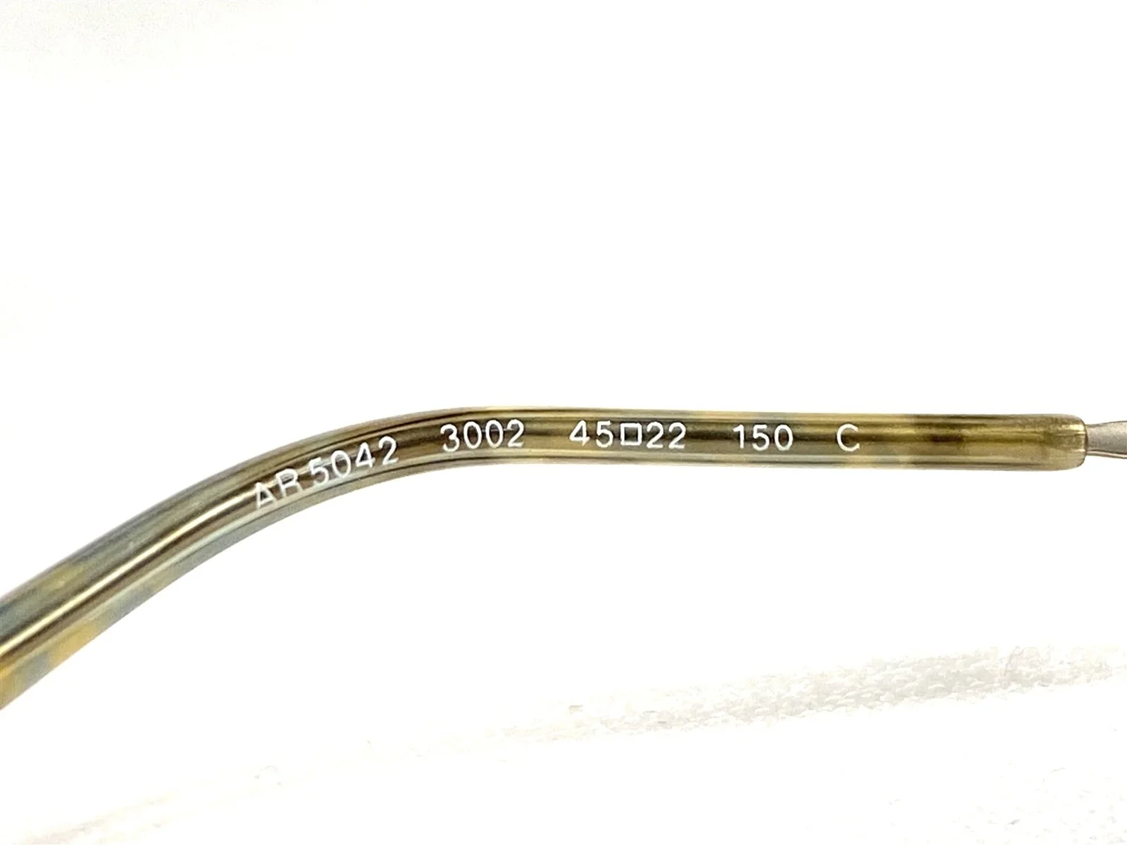 NEW Giorgio Armani AR5042 3002 Mens Pale Gold Round Eyeglasses Frames 45/22~150 4