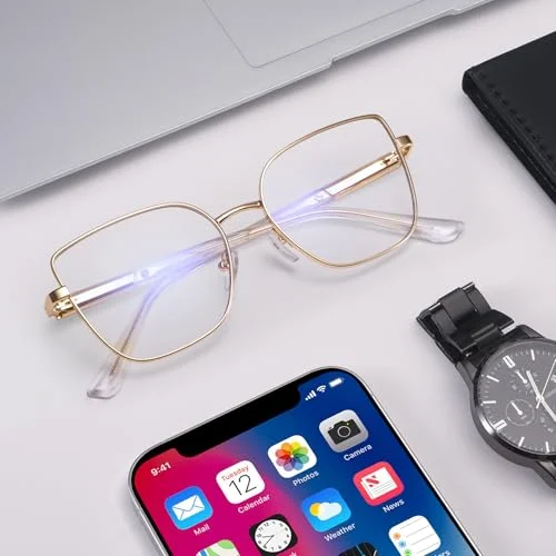 Sagebrook Oversized Eyeglasses Metal Gold Decorative Eclectic Decor Hair Salon 2