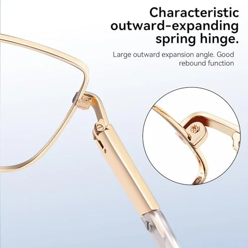 Sagebrook Oversized Eyeglasses Metal Gold Decorative Eclectic Decor Hair Salon 3