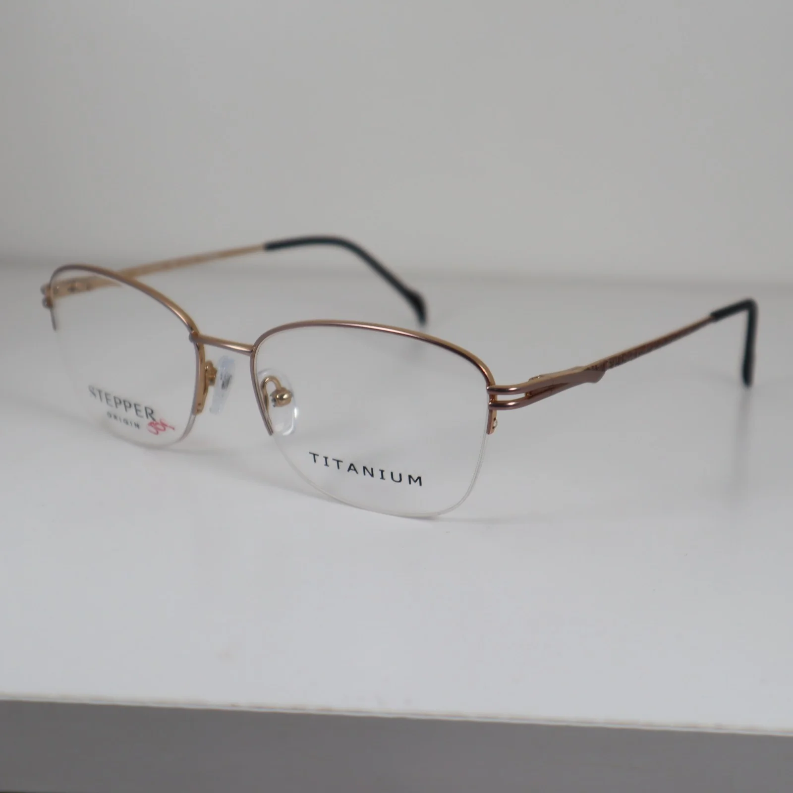 TOKIO Eyeglasses 1864 Metal Frames 53-18-135 Brown Gold NEW 4